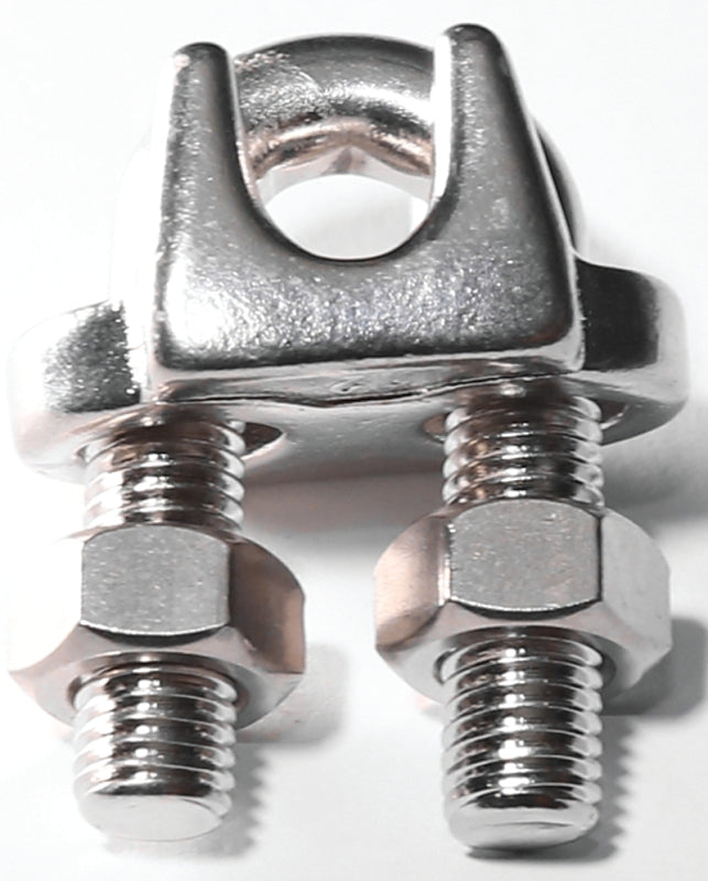 BARON Baron 260S-1/16 Wire Rope Clip, 1/16 in Opening, Stainless Steel