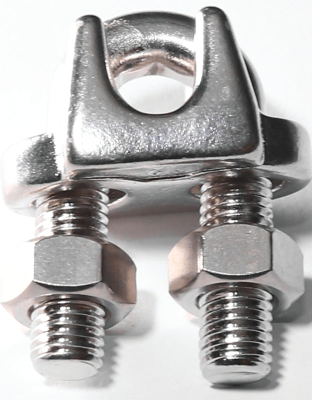 BARON Baron 260S-3/8 Wire Rope Clip, 3/8 in Opening, Stainless Steel