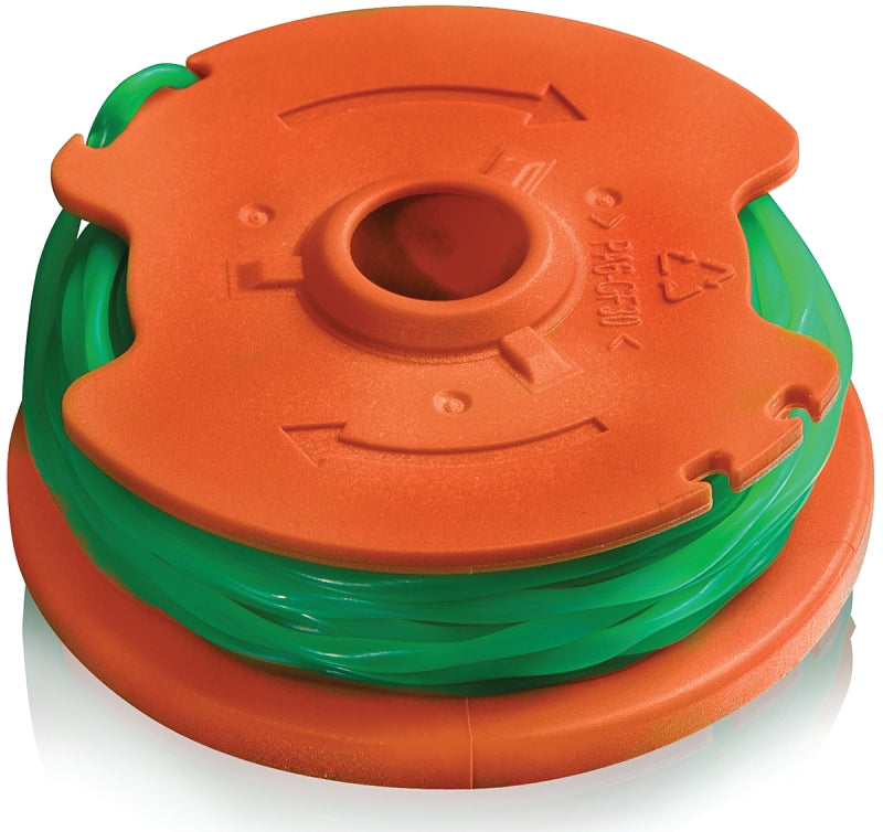 WORX Worx WA0014 Spool and Line, 0.080 in Dia, 20 ft L, Co-Polymer Nylon Resin, Green