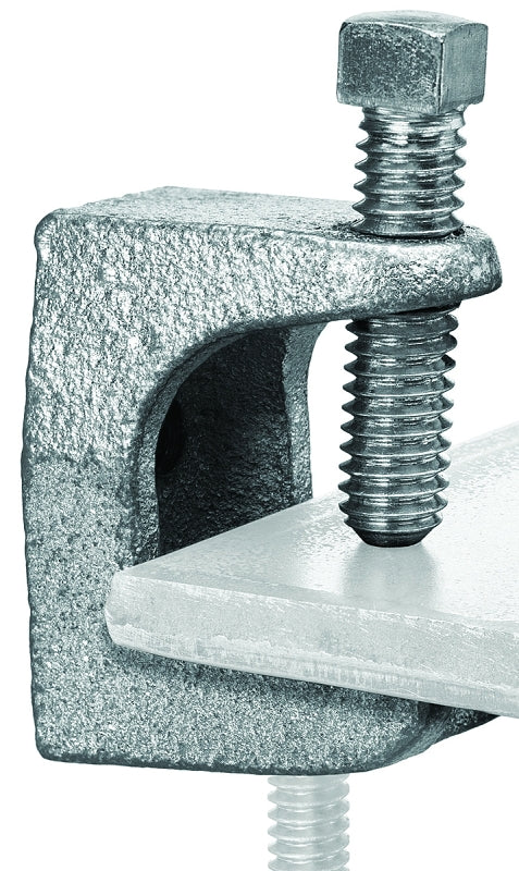 SUPERSTRUT SuperStrut Z503-5 Beam Clamp, 2-17/32 in L, Iron, Silver, Electro-Plated ELECTRICAL SUPERSTRUT