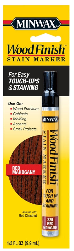 MINWAX Minwax 63484000 Touch-Up Marker, Red Mahogany, Liquid, 0.33 oz