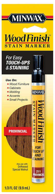MINWAX Minwax 63482000 Touch-Up Marker, Provincial, Liquid, 0.33 oz