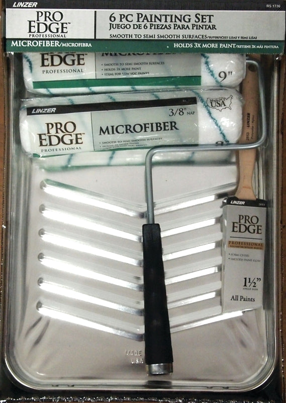 LINZER Linzer RS1736 Roller and Tray Kit, Includes: 5 Wire Cage Roller Frame