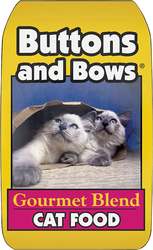 BUTTONS AND BOWS Buttons and Bows 10226 Cat Food, CHICKEN, TURKEY, SALMON AND OCEAN FISH Flavor, 18 lb Bag PET & WILDLIFE SUPPLIES BUTTONS AND BOWS