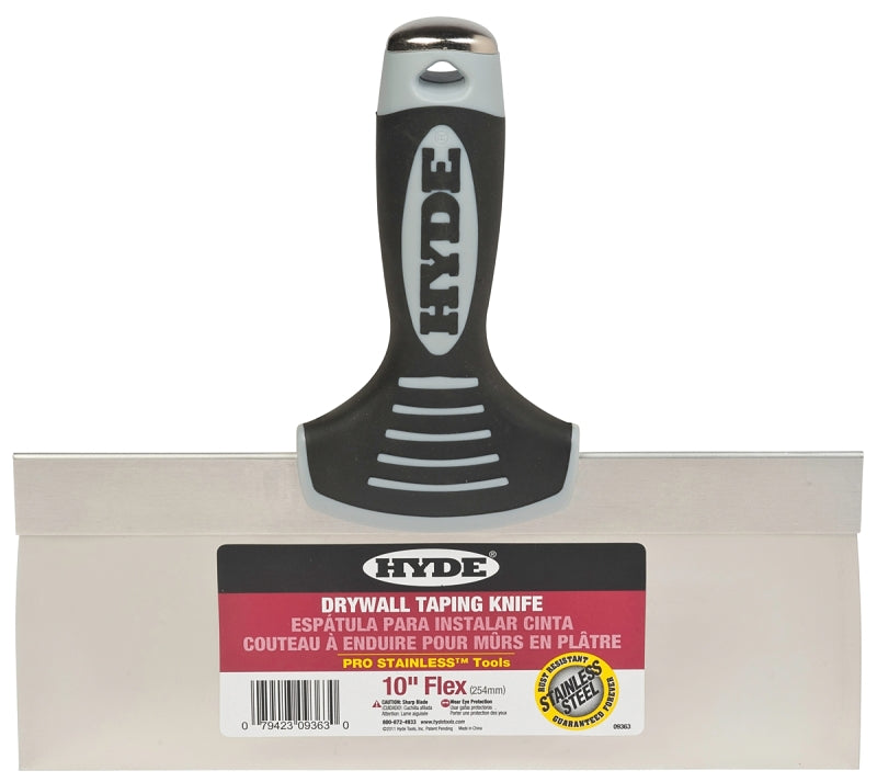 HYDE Hyde 09363 Knife, 10 in W Blade, 3 in L Blade, Stainless Steel Blade, Single-Edge Blade, Soft-Grip Handle