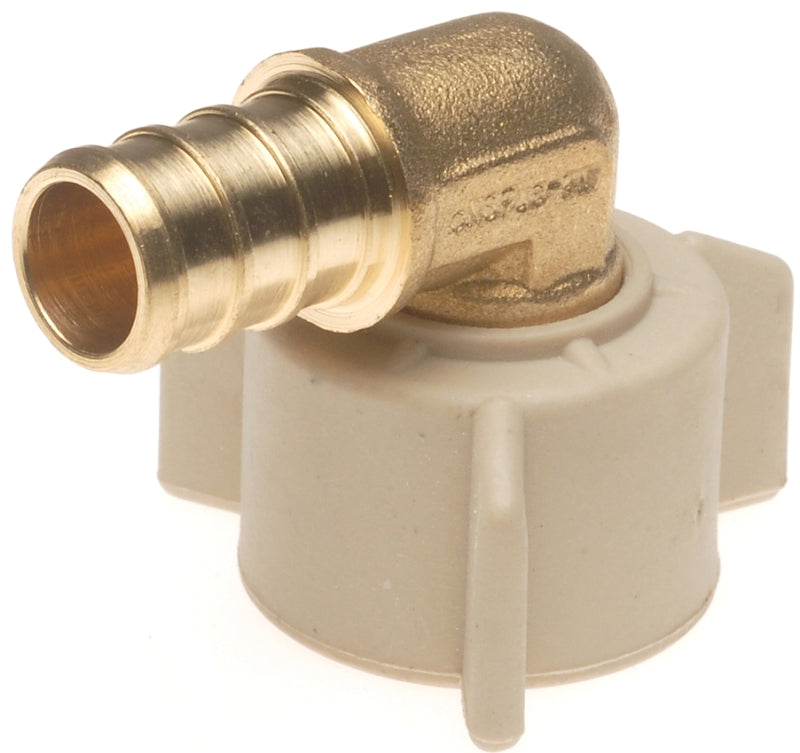 APOLLO Apollo APXFAE1212 Swivel Pipe Elbow, 1/2 in, FPT, 90 deg Angle, Brass, 12/CT PLUMBING, HEATING & VENTILATION APOLLO