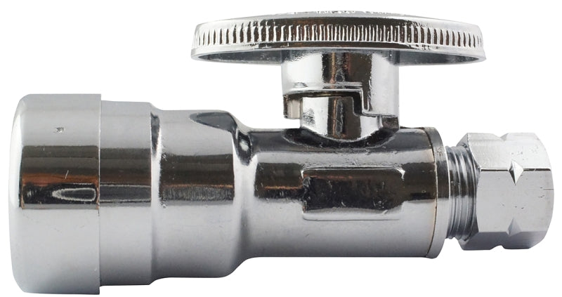 APOLLO Apollo APXPV1238S Stop Valve, 1/2 x 3/8 in Connection, Push-Fit x Compression, Brass Body, 180 deg F Temperature PLUMBING, HEATING & VENTILATION APOLLO