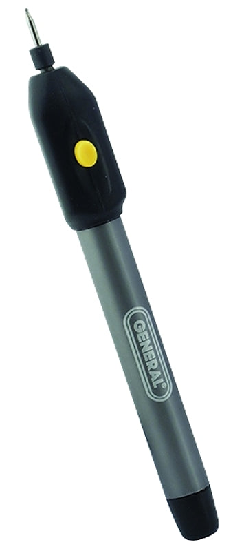 GENERAL General 505 Precision Engraver, Battery Included, 20,000 rpm Speed, Includes: (2) AAA Batteries