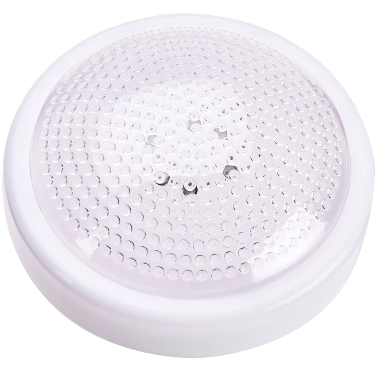 DORCY Dorcy 41-1077 Push and Light, 1.5 V, AA Battery, Alkaline Battery, 6-Lamp, LED Lamp, 24 Lumens, White ELECTRICAL DORCY