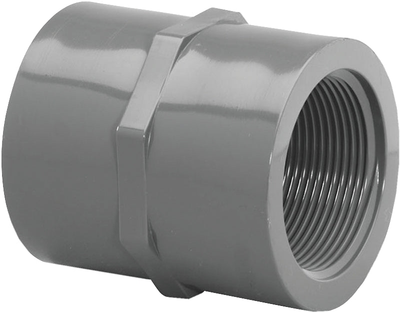 IPEX USA LLC-CANPLAS Lasco 830020BC Pipe Coupling, 2 in, FIP, PVC, SCH 80 Schedule PLUMBING, HEATING & VENTILATION IPEX USA LLC-CANPLAS