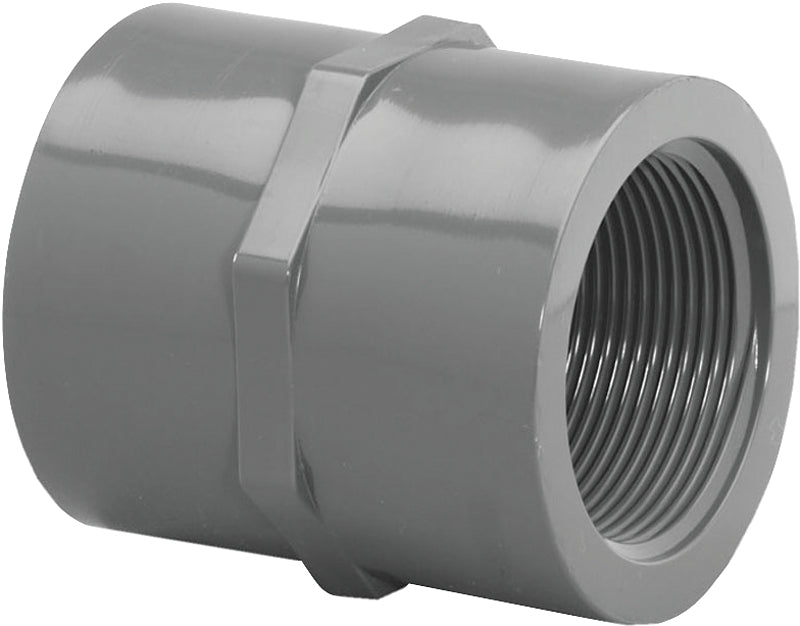 IPEX USA LLC-CANPLAS Lasco 830010BC Pipe Coupling, 1 in, FIP, PVC, SCH 80 Schedule