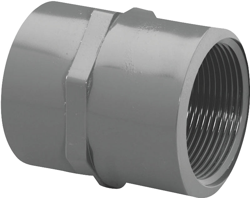 IPEX USA LLC-CANPLAS Thrifco Plumbing 8213052 Pipe Adapter, 1 in, Slip Joint x Female Threaded, PVC, SCH 80 Schedule PLUMBING, HEATING & VENTILATION IPEX USA LLC-CANPLAS