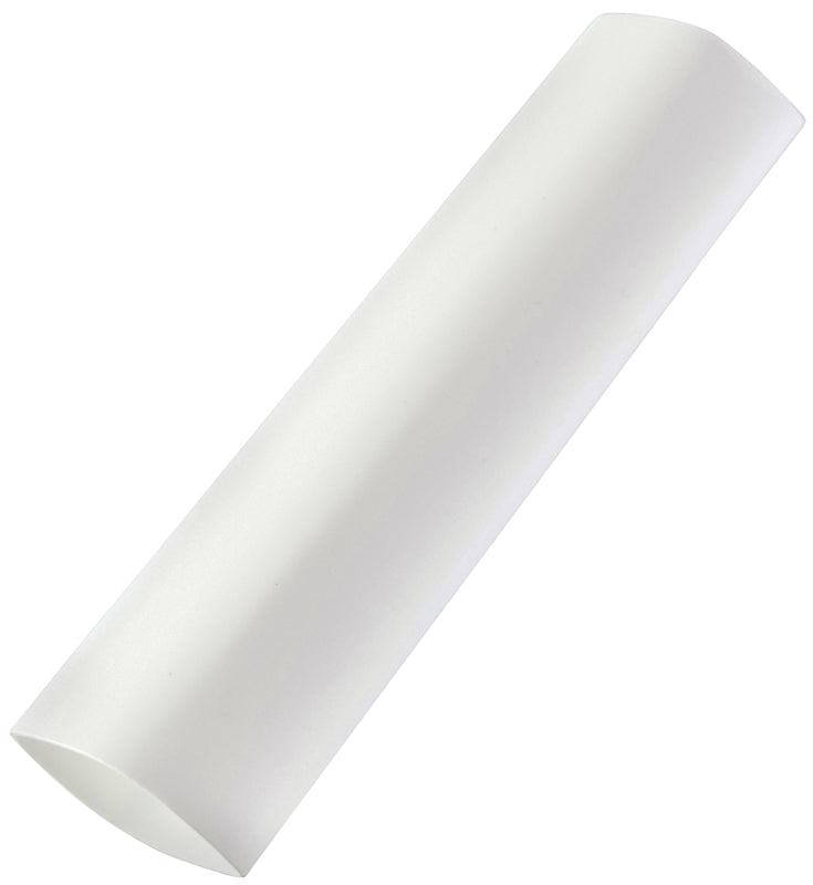 GB Gardner Bender HST-500W Heat Shrink Tubing, 1/2 in Dia, 4 in L, Polyolefin, White ELECTRICAL GB