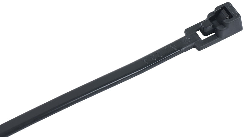 GB Gardner Bender 47-111UVB Cable Tie, Nylon, Black, 12 in L, 10/CS ELECTRICAL GB