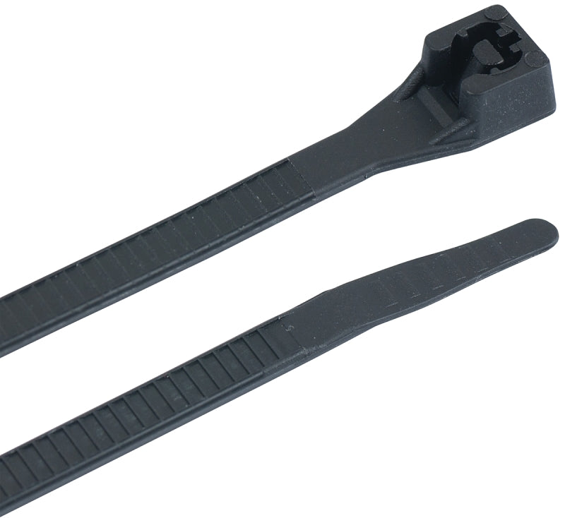 GB Gardner Bender 46-310UVBM Cable Tie, 0.27 in Max Bundle Dia, Double-Lock Locking, 6/6 Nylon, Black, 11 in L, 1000/PK ELECTRICAL GB