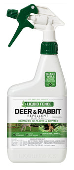 LIQUID FENCE Liquid Fence HG-71126 Deer and Rabbit Repellent, Ready-to-Spray, 500 sq-ft Coverage LAWN & GARDEN LIQUID FENCE