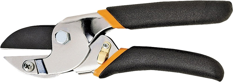 FISKARS Fiskars 9110 Pruner, 5/8 in Cutting Capacity, Steel Blade, Anvil Blade, Comfort Grip Handle, 8-1/2 in OAL LAWN & GARDEN FISKARS
