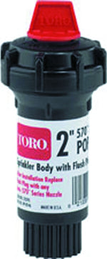 TORO Toro 53819 Pop-Up Body, ABS, Specifications: 1/2 in NPT Female Connection, For: Toro Nozzles LAWN & GARDEN TORO