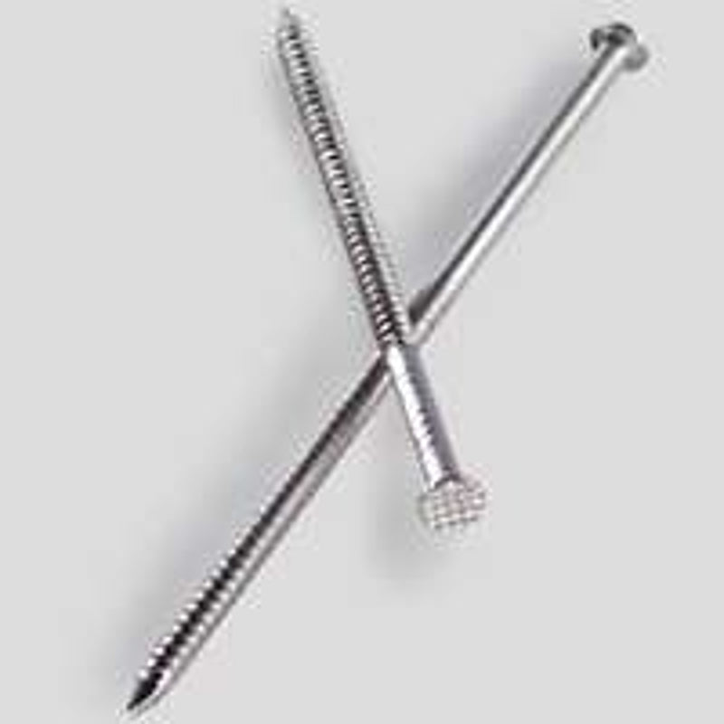 SIMPSON STRONG-TIE Simpson Strong-Tie S8SND5 Siding Nail, 8d, 2-1/2 in L, 304 Stainless Steel, Full Round Head, Annular Ring Shank, 5 lb