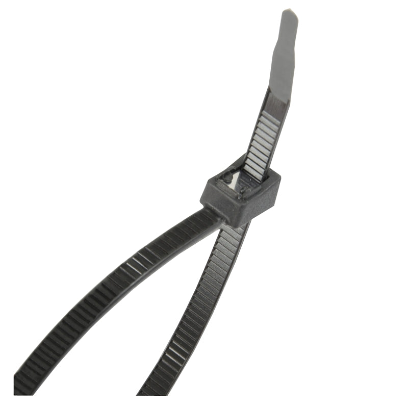 GB Gardner Bender 45-311UVBSC Cable Tie, 3 in Max Bundle Dia, Double-Lock Locking, 6/6 Nylon, Black, 11 in L, 20/BAG ELECTRICAL GB