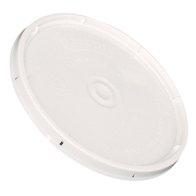 LEAKTITE-IPL PLASTICS ENCORE Plastics 20000 Paint Pail Lid, HDPE, White