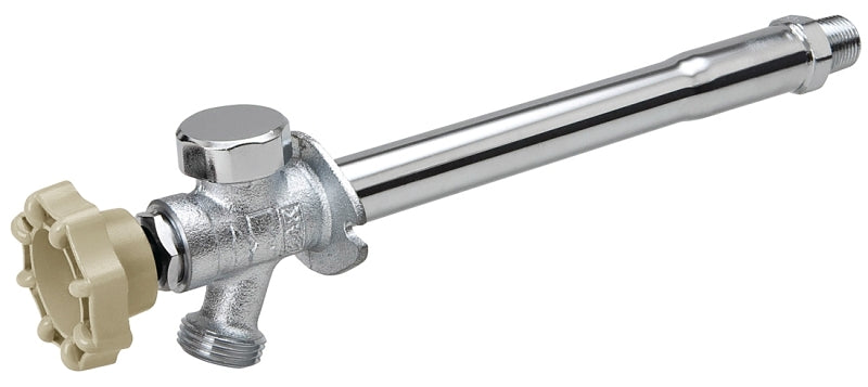 B & K INDUSTRIES B & K 104-823HC Anti-Siphon Frost-Free Sillcock Valve, 6 in L, 1/2 x 3/4 in, MPT x Hose, 125 psi, Chrome, Brass Body PLUMBING, HEATING & VENTILATION B & K INDUSTRIES