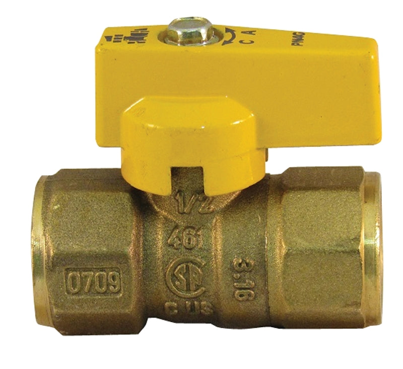 PRO-FLEX Pro-Flex PFGV-F12B Gas Valve, 1/2 in Connection