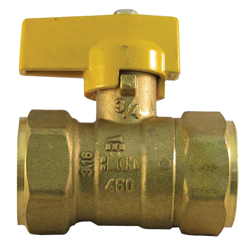 PRO-FLEX Pro-Flex PFGVO-F34B Gas Valve, 3/4 in Connection, FIP PLUMBING, HEATING & VENTILATION PRO-FLEX
