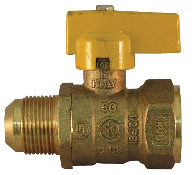 PRO-FLEX Pro-Flex PFGV-FFL341516B Gas Valve, 3/4 x 15/16 in Connection, FIP x Flare PLUMBING, HEATING & VENTILATION PRO-FLEX