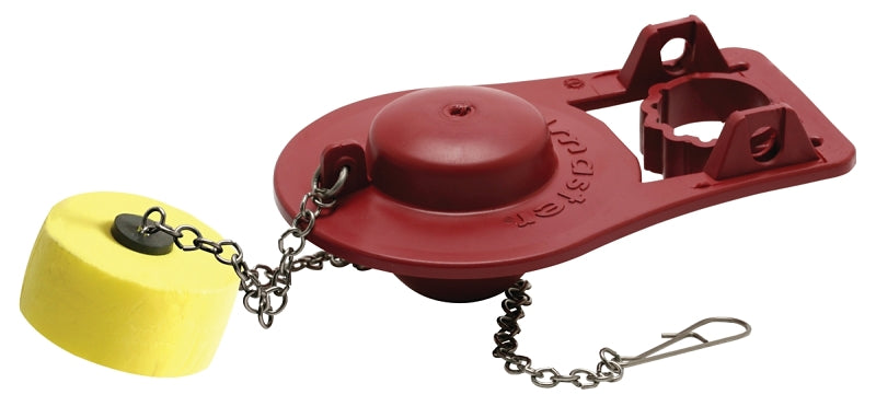 FLUIDMASTER Fluidmaster 5051 Toilet Flapper, Red, For: Most 2 in Flush Valves