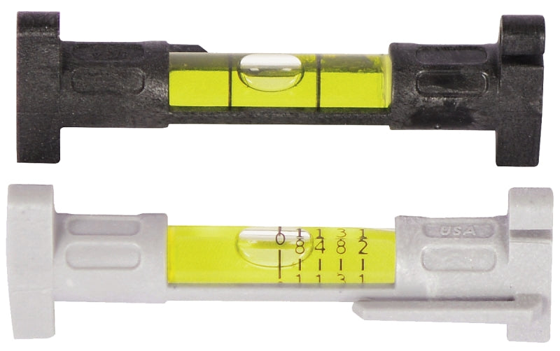 HULTAFORS Johnson Structo-Cast Series 595 Line Level Set, 3 in L, 1-Vial, Plastic TOOLS HULTAFORS