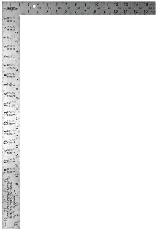 HULTAFORS Johnson Easy-Read Series CS9 Framing Square, Steel