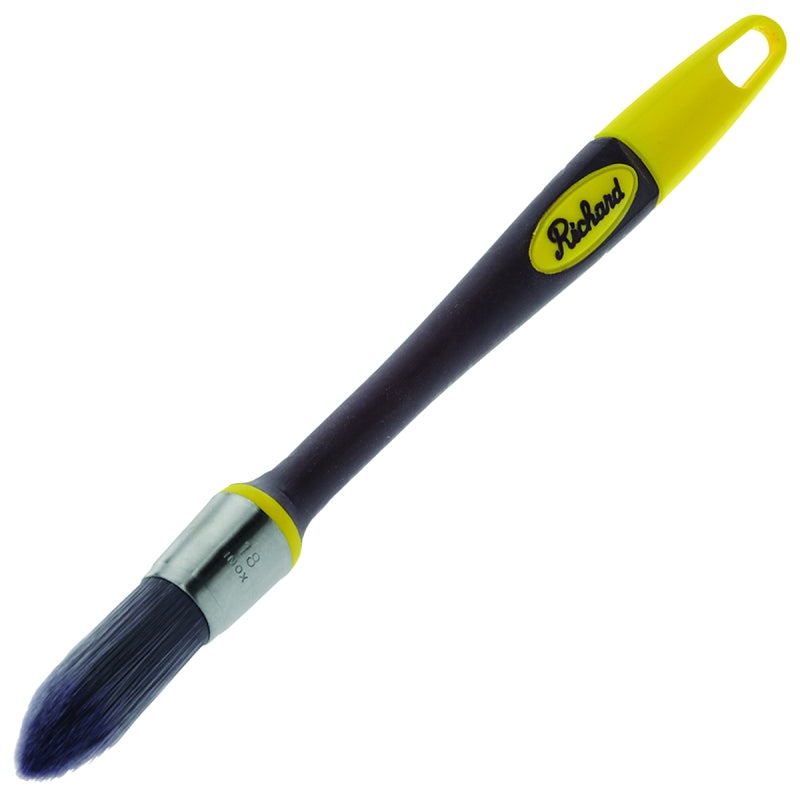 HYDE Hyde 13418 Trim Brush, Polyester Bristle, Soft-Grip Handle, 3/4 in W PAINT HYDE