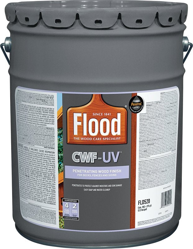 FLOOD Flood FLD542-05 Wood Finish, Natural, Liquid, 5 gal, Can PAINT FLOOD
