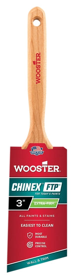 WOOSTER BRUSH Wooster 4410-3 Paint Brush, 3 in W, 3-3/16 in L Bristle, Synthetic Bristle, Sash Handle PAINT WOOSTER BRUSH