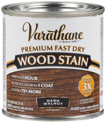 VARATHANE Varathane 262025 Wood Stain, Dark Walnut, Liquid, 0.5 pt, Can PAINT VARATHANE