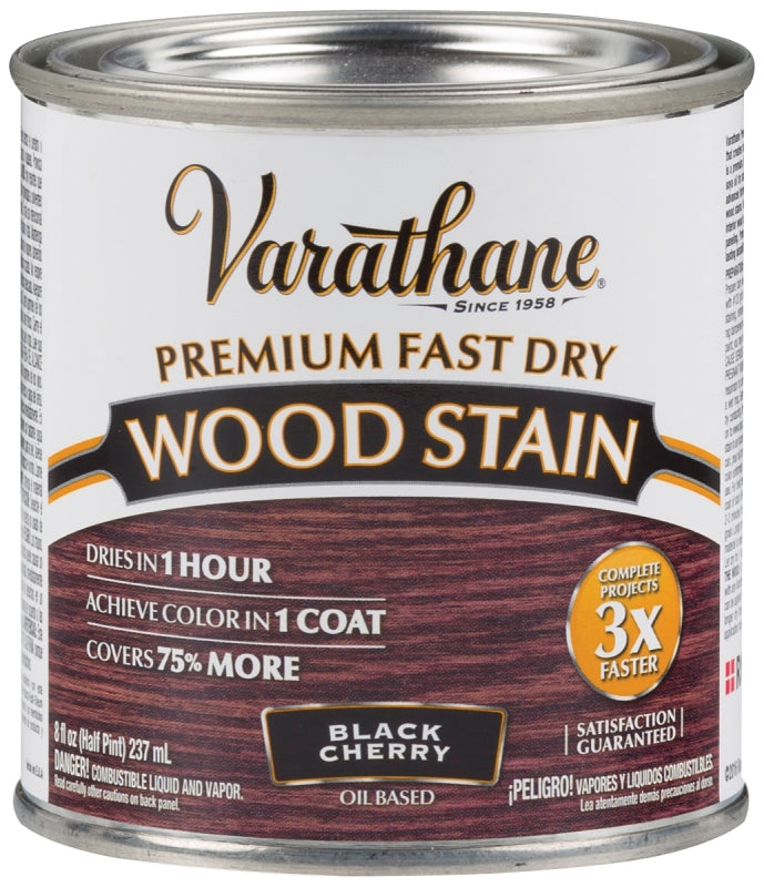 VARATHANE Varathane 262028 Wood Stain, Black Cherry, Liquid, 0.5 pt, Can PAINT VARATHANE
