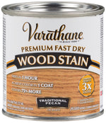 VARATHANE Varathane 262032 Wood Stain, Traditional Pecan, Liquid, 0.5 pt, Can PAINT VARATHANE