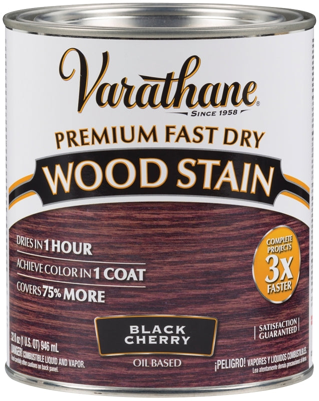 VARATHANE Varathane 262009 Wood Stain, Black Cherry, Liquid, 1 qt, Can