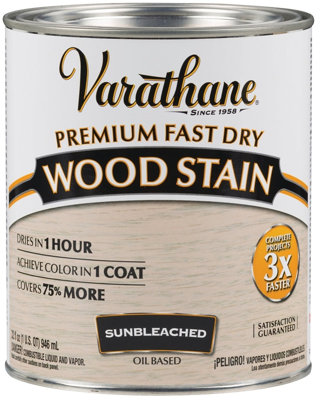 VARATHANE Varathane 262011 Wood Stain, Sun Bleached, Liquid, 1 qt, Can PAINT VARATHANE