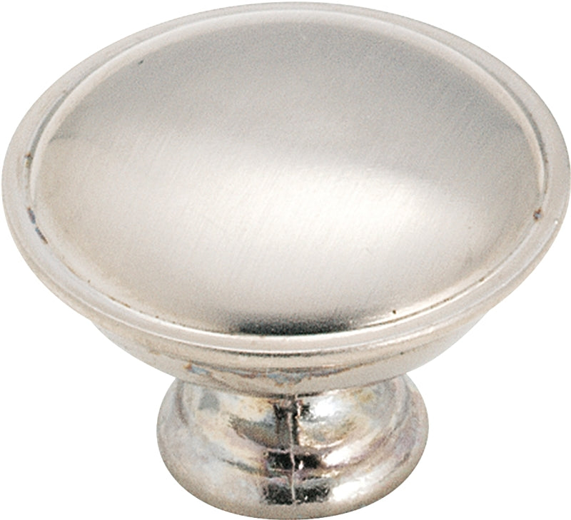 AMEROCK Amerock 1875423 Cabinet Knob, 7/8 in Projection, Zinc, Brushed Chrome HARDWARE & FARM SUPPLIES AMEROCK