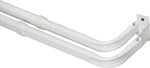 KENNEY Kenney KN521 Curtain Rod, 2 in Dia, 28 to 48 in L, Steel, White