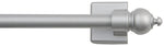KENNEY Kenney KN40343 Cafe Rod, 7/16 in Dia, 16 to 28 in L, Metal, Satin Silver