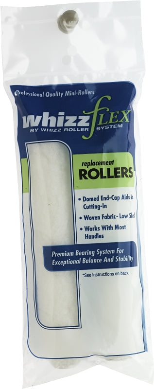 WHIZZ Whizz 44316 Roller Cover, 3/8 in Thick Nap, 6-1/2 in L, Fabric Cover