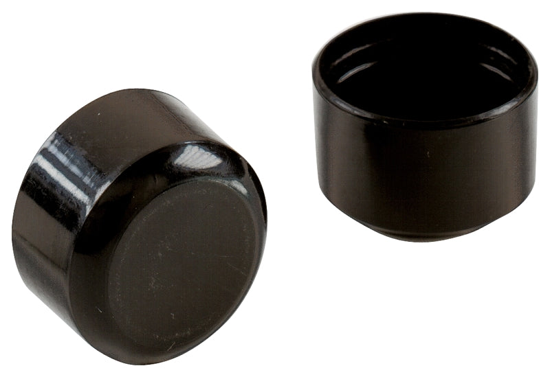 SHEPHERD Shepherd Hardware 9112 Furniture Leg Tip, Round, Plastic, Black, 5/8 in ID Dia HARDWARE & FARM SUPPLIES SHEPHERD