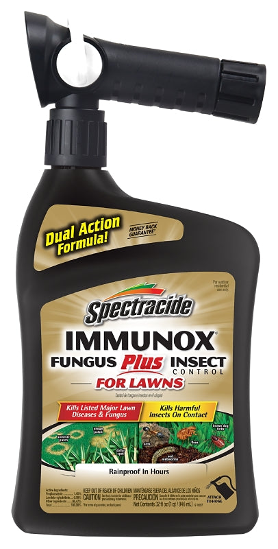 SPECTRACIDE Spectracide 96187 Fungicide, Liquid, Odorless, Clear/Light Yellow, 32 oz