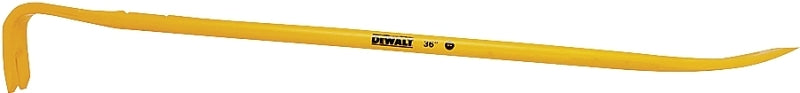 DEWALT DEWALT DWHT55131 Wrecking Bar, 36 in L, Beveled Tip, Steel, Yellow TOOLS DEWALT