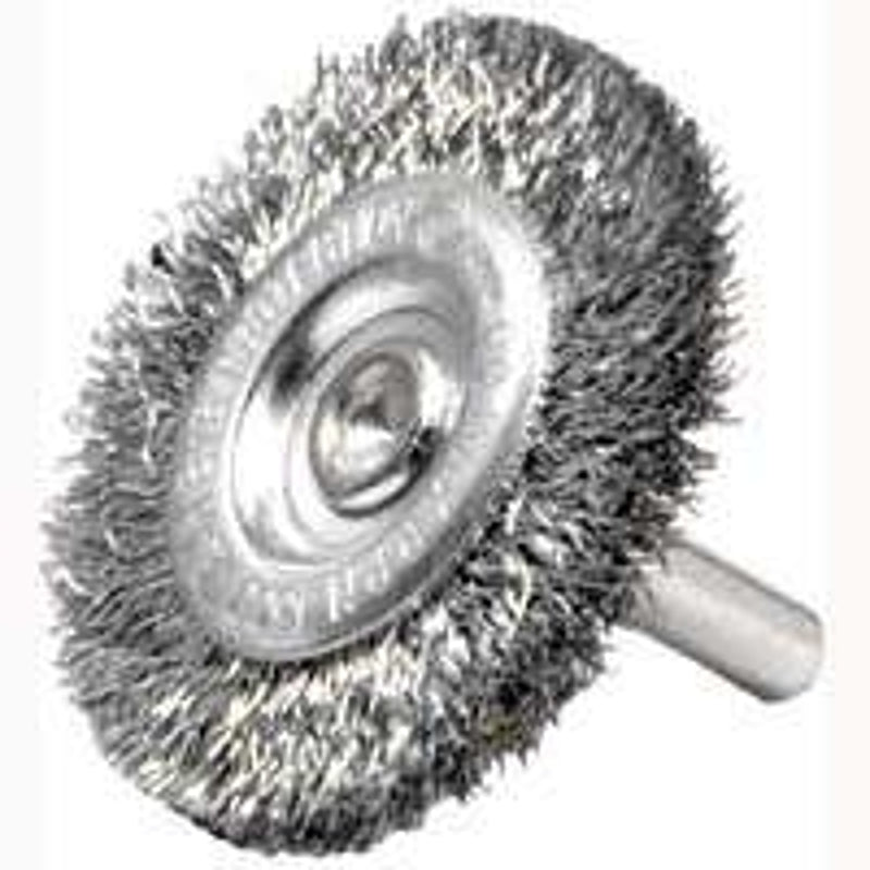 WEILER Weiler 36416 Wire Wheel Brush, 4 in Dia, 1/4 in TOOLS WEILER