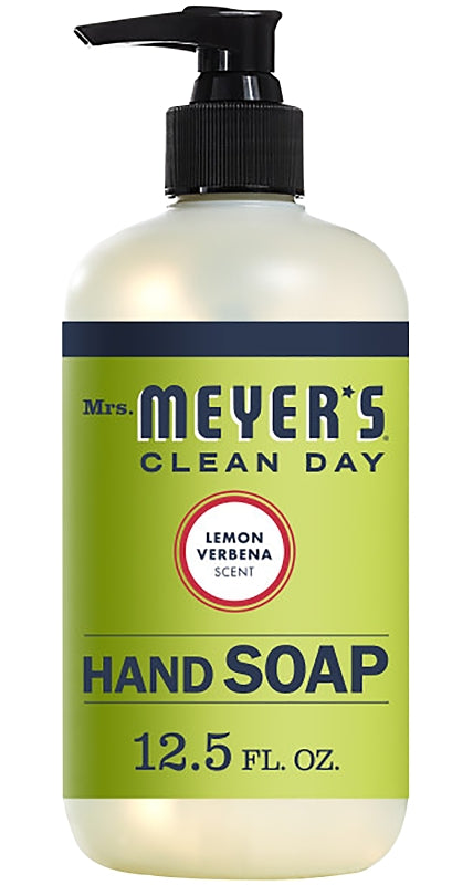 MRS. MEYERS Mrs. Meyer's 12104 Hand Soap, Liquid, Lemon Verbena, 12.5 oz Bottle
