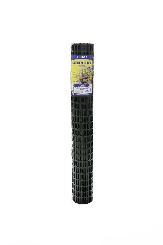 TENAX Tenax 2A140093 Garden Fence, 50 ft L, 4 ft H, 2 x 2 in Mesh, Polyethylene, Green